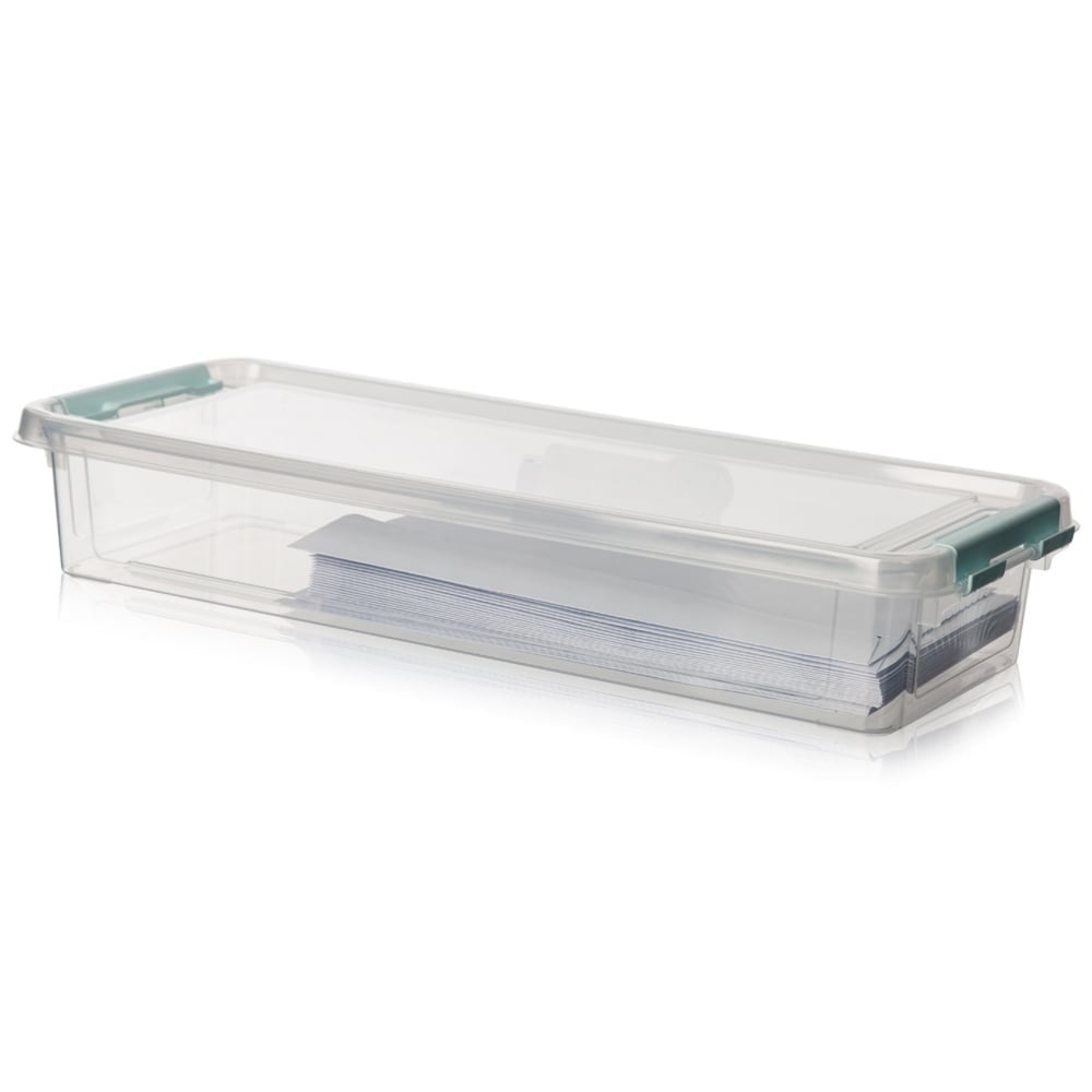 2.5 Litre Clear Flat Plastic Storage Box – Hobby Life-Hobby Life-Plastic Box Shop