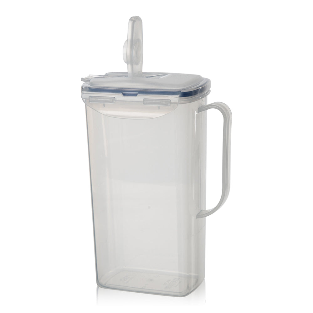 1.5 Litre Fridge Door Jug with Airtight Lid and Flip Top Spout-Lock & Lock-Plastic Box Shop