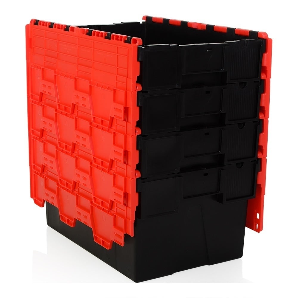 Pallet of 85 x 56 Litre Attached Lid ALC Containers (310mm high)-LH-Plastic Box Shop