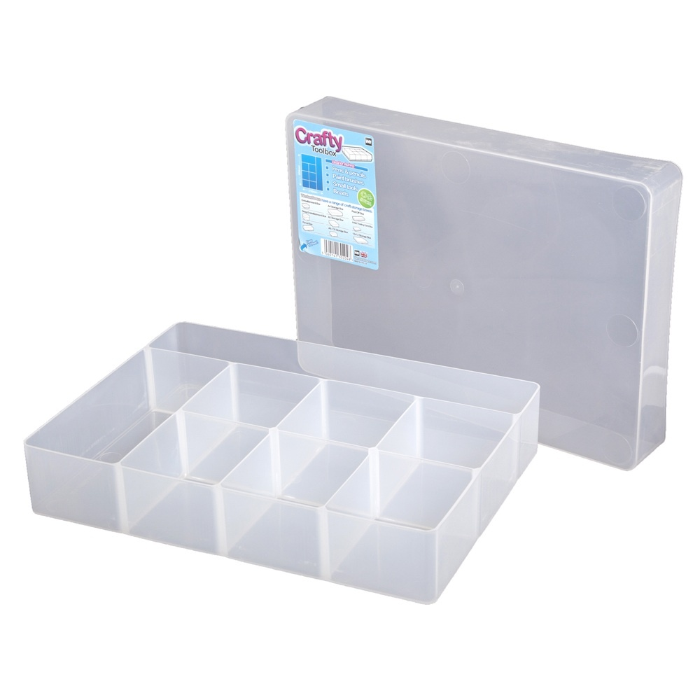 Craft Compartment Plastic Storage Box-SBW-Plastic Box Shop