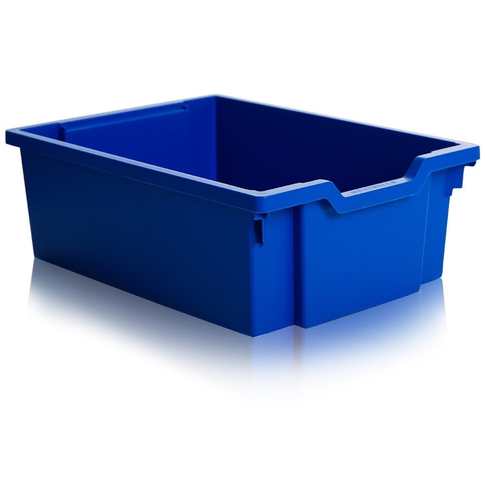15 Litre Deep Plastic Storage Tray – Gratnells-Gratnells-Royal Blue-GRDRBL-Plastic Box Shop