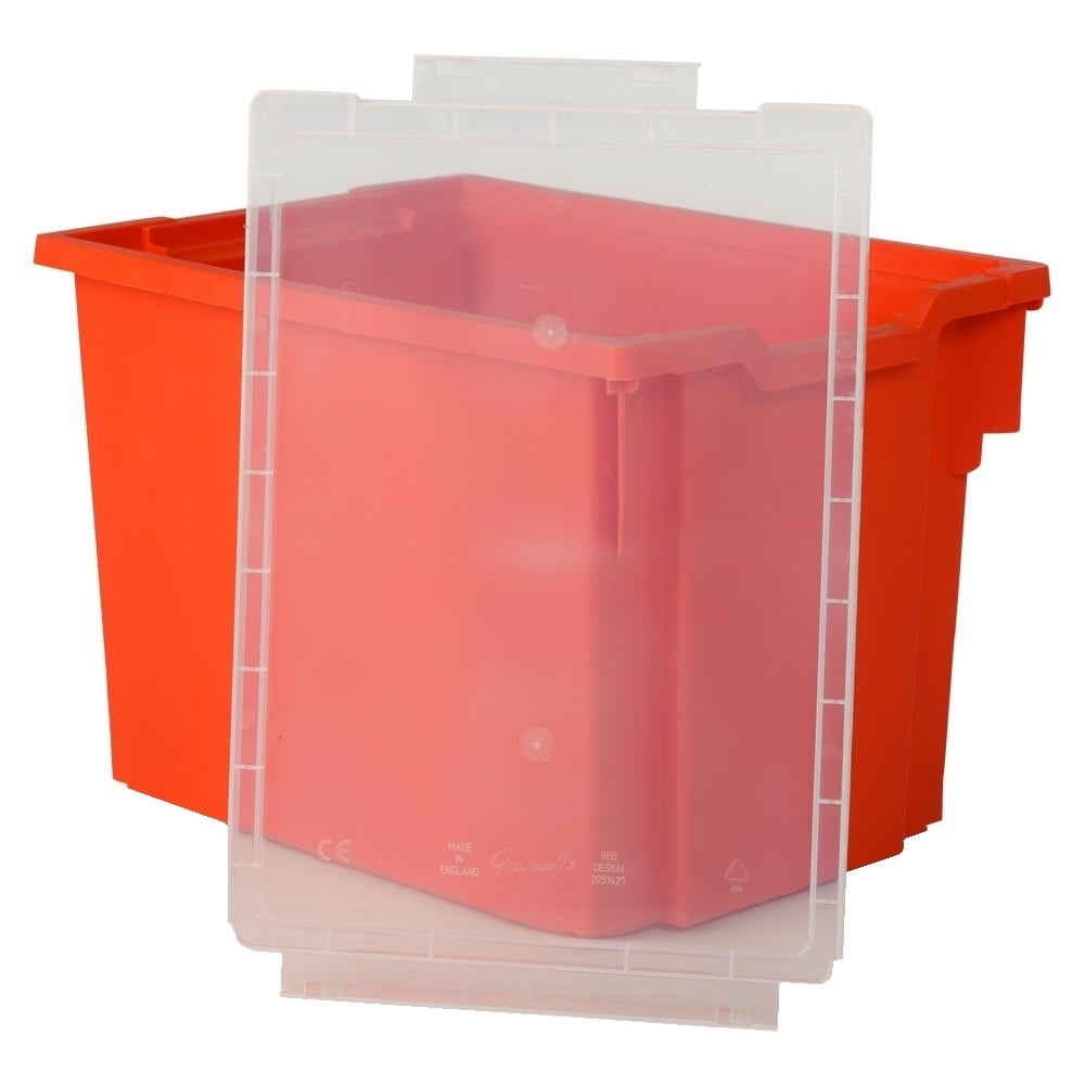 LID ONLY - For Shallow, Deep and Jumbo Gratnells Trays - Clear-Gratnells-Plastic Box Shop