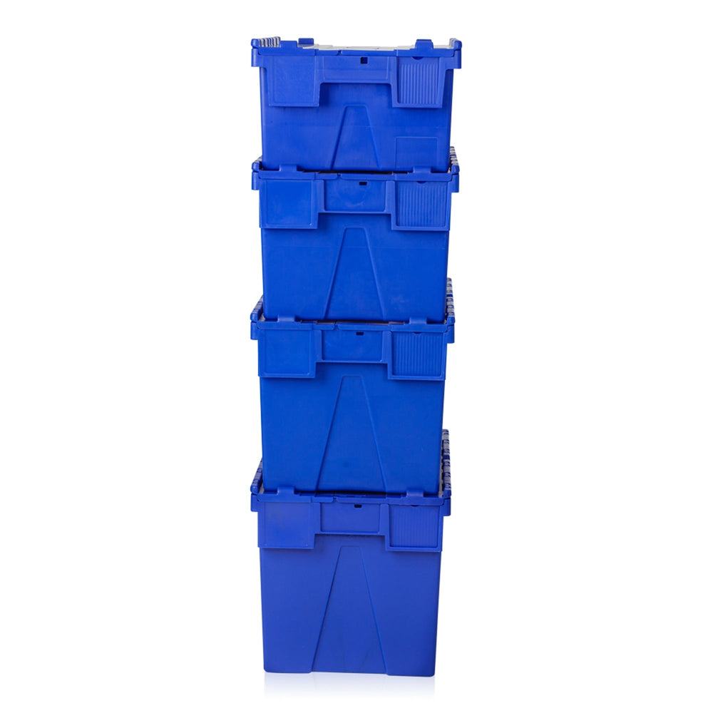 Pallet of 85 x 44 Litre Attached Lid ALC Containers (250mm high)-LH-Plastic Box Shop