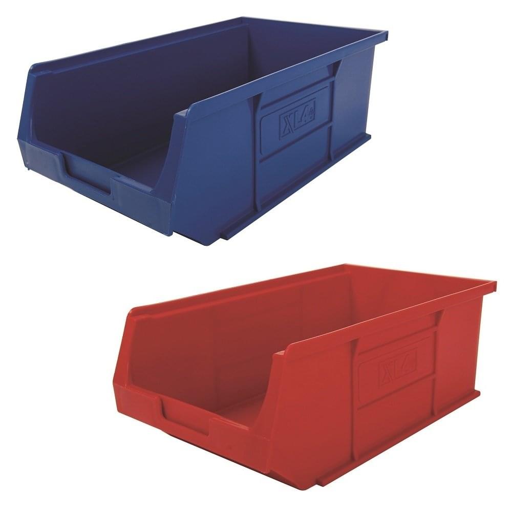 Pack of 5 x XL7 Semi-Open Fronted Storage Containers-XL-Plastic Box Shop