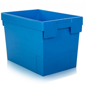 Heavy Duty 80 Litre Tote boxes - NO LID-CS-Blue-CS80NB-Plastic Box Shop