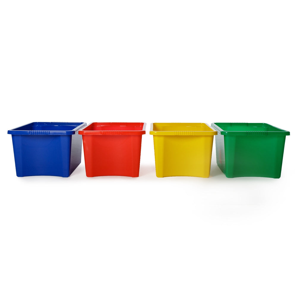 Pack of 5 - 30 Litre Stack and Store Plastic Storage Boxes-Wham-Plastic Box Shop
