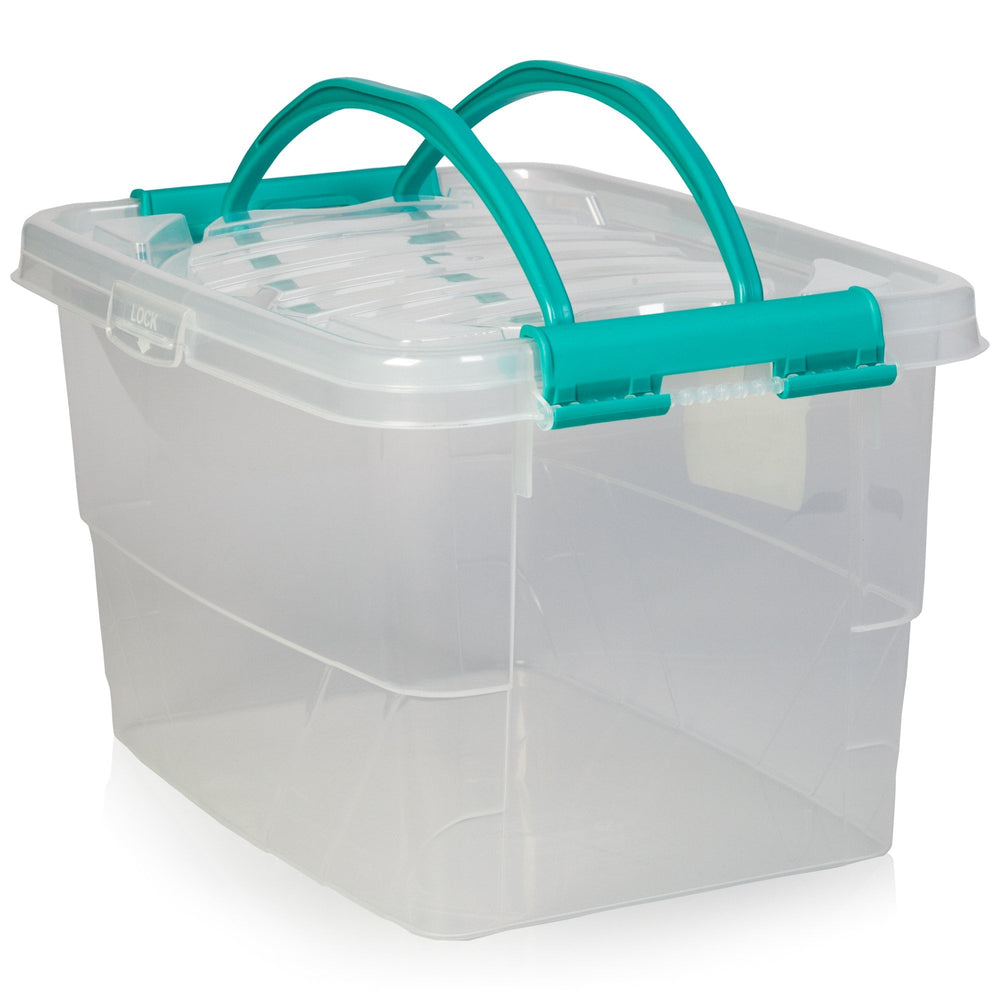 13 Litre Clear Plastic Storage Box with Clip Lid – Hobby Life-Hobby Life-Plastic Box Shop