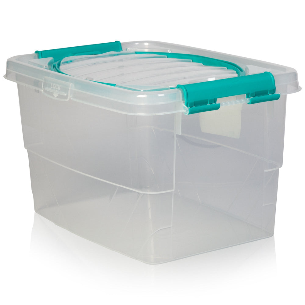 13 Litre Clear Plastic Storage Box with Clip Lid – Hobby Life-Hobby Life-Plastic Box Shop