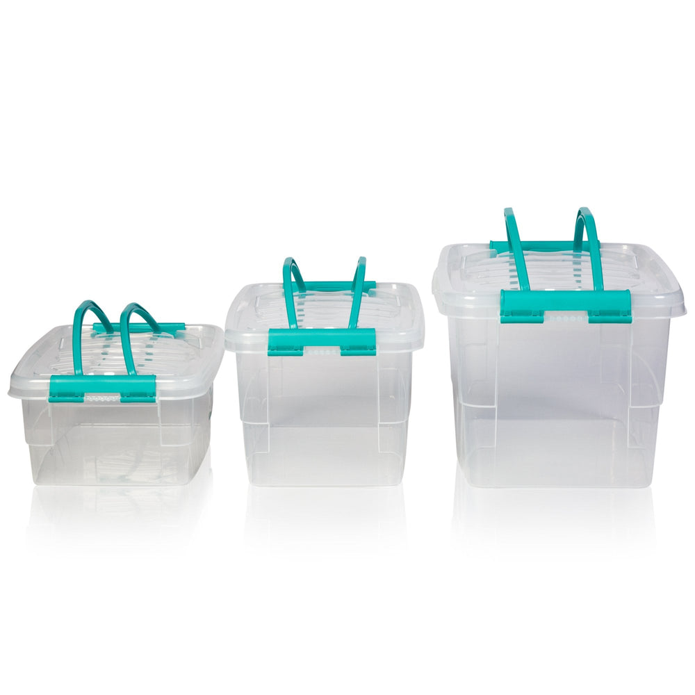 13 Litre Clear Plastic Storage Box with Clip Lid – Hobby Life-Hobby Life-Plastic Box Shop
