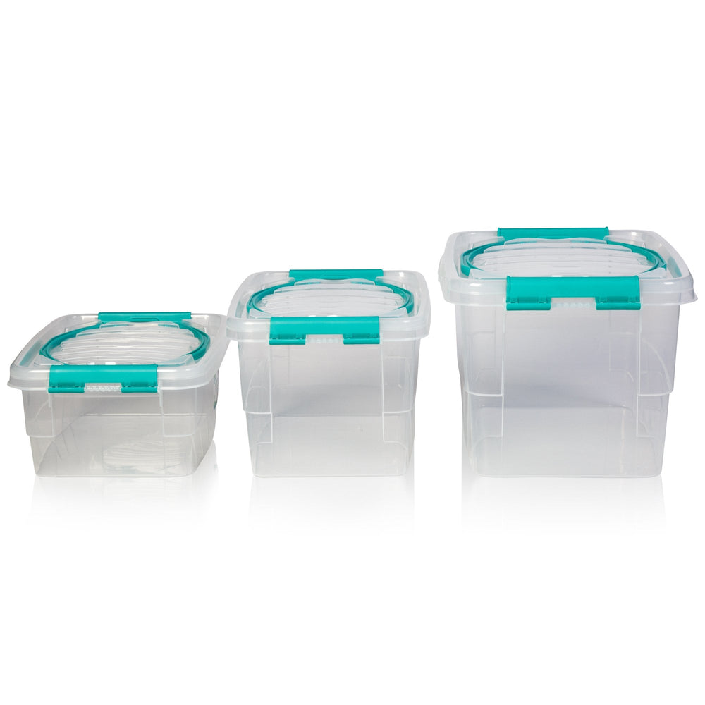 13 Litre Clear Plastic Storage Box with Clip Lid – Hobby Life-Hobby Life-Plastic Box Shop