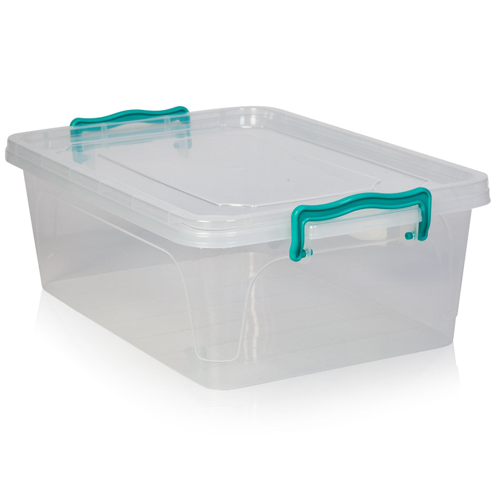 10 Litre Clear Plastic Storage Box with Clip Lid – Hobby Life-Hobby Life-Plastic Box Shop