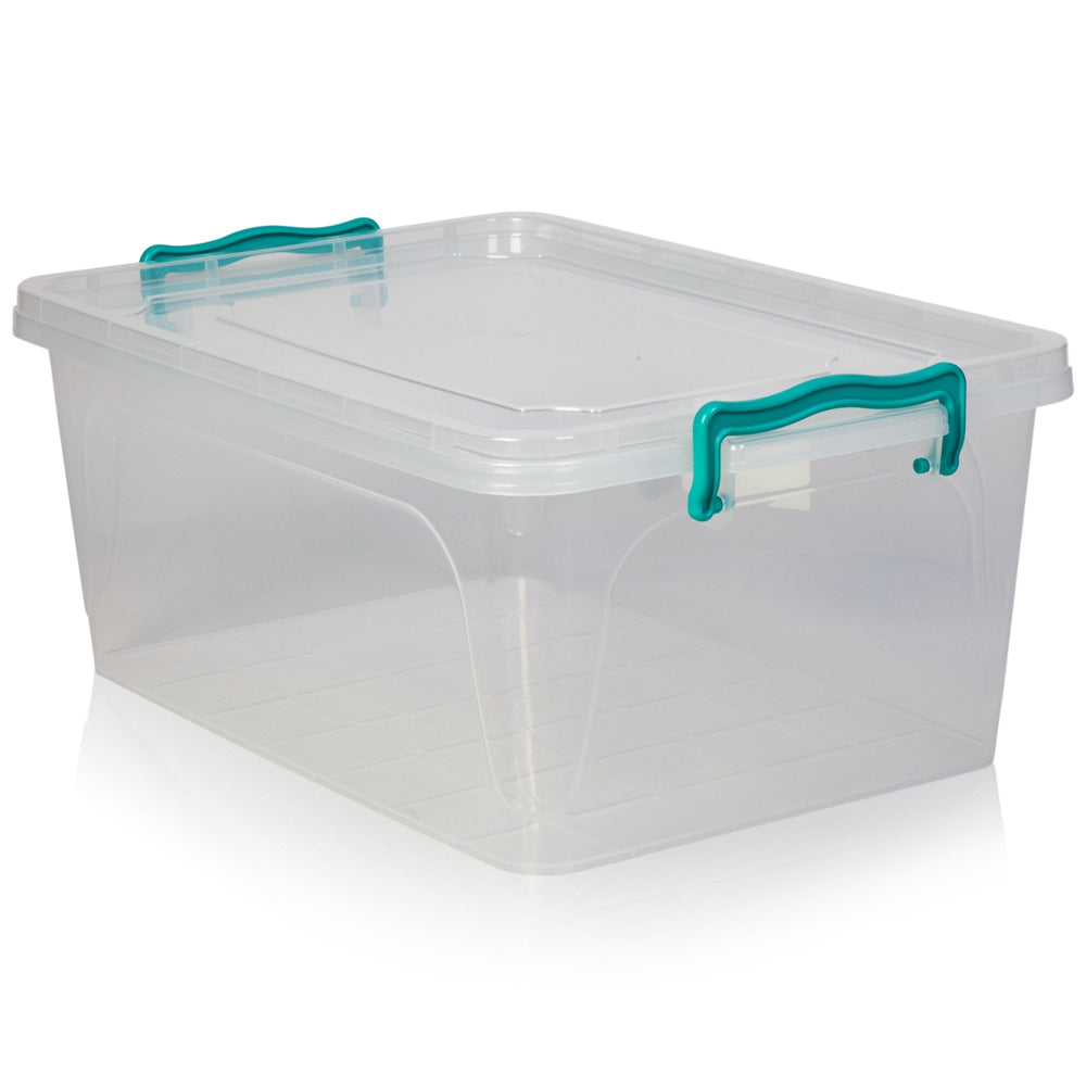 13 Litre Clear Plastic Storage Box with Lid (Pack of 3) – Hobby Life-Hobby Life-Plastic Box Shop