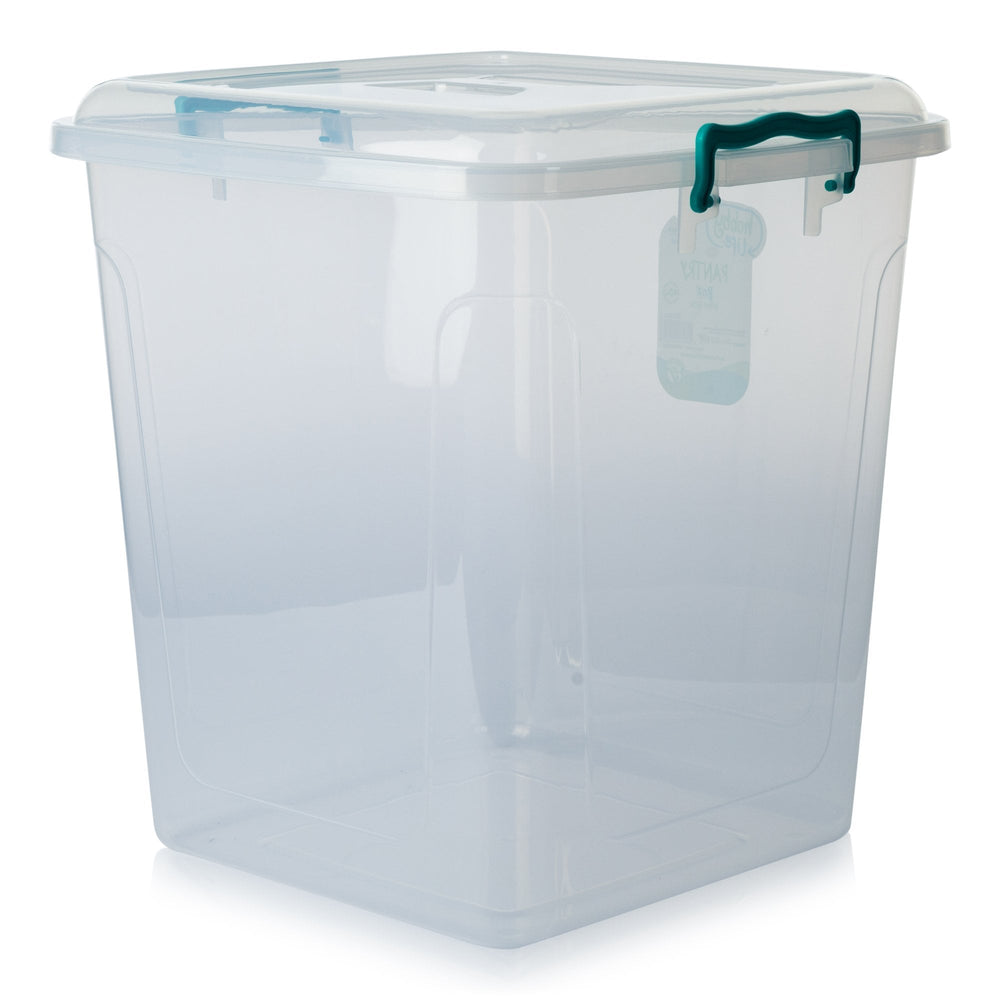Pack of 3 x 40L Square Plastic Pantry Boxes-Hobby Life-Plastic Box Shop