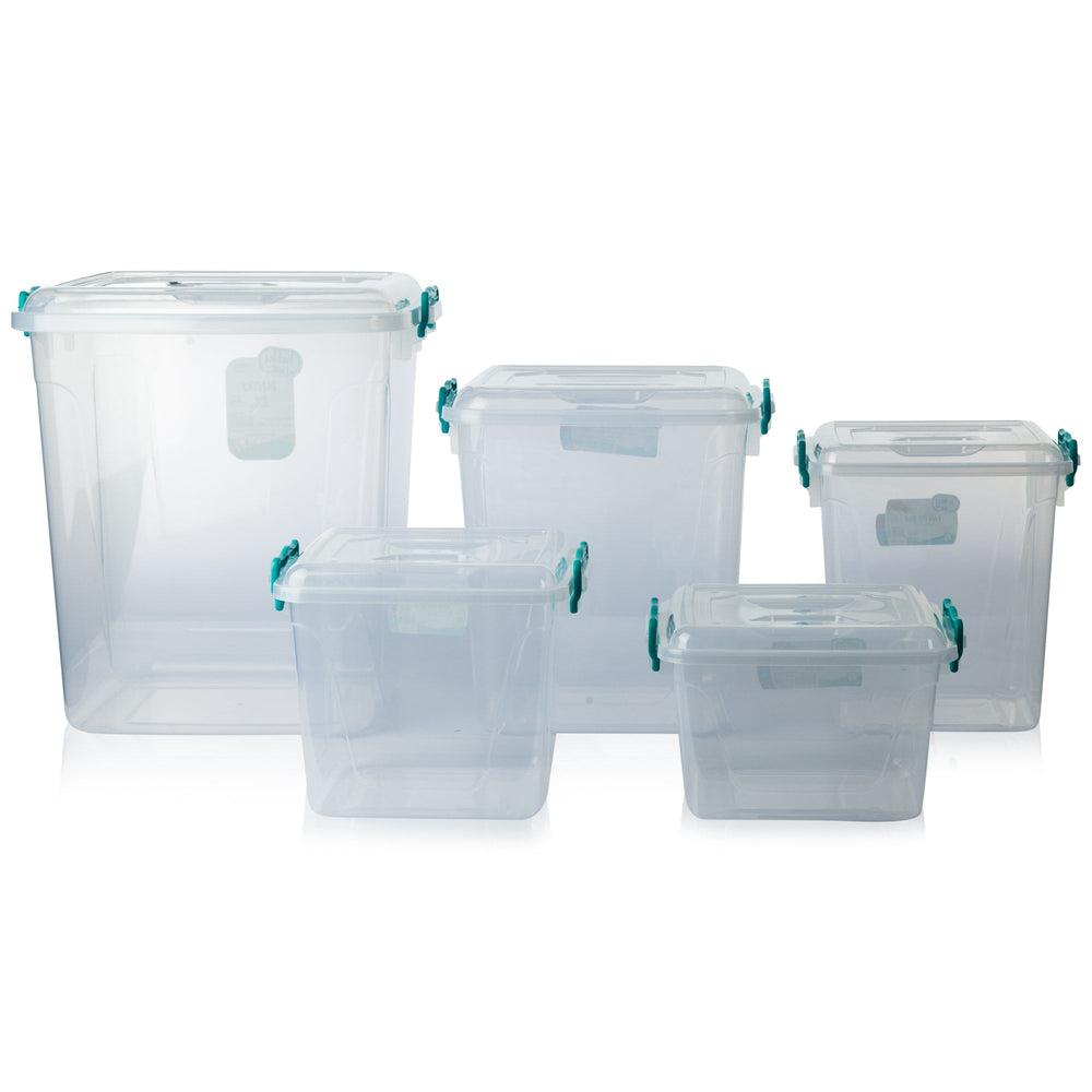 Hobby Life 6L Plastic Pantry Storage Box with Clip Lid-Hobby Life-Plastic Box Shop