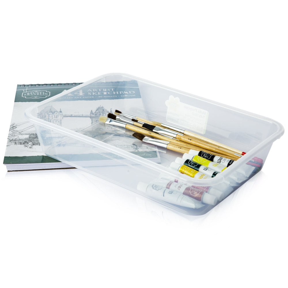 3 Litre Clear Plastic Multi-Purpose Storage Tray – Hobby Life-Hobby Life-Plastic Box Shop