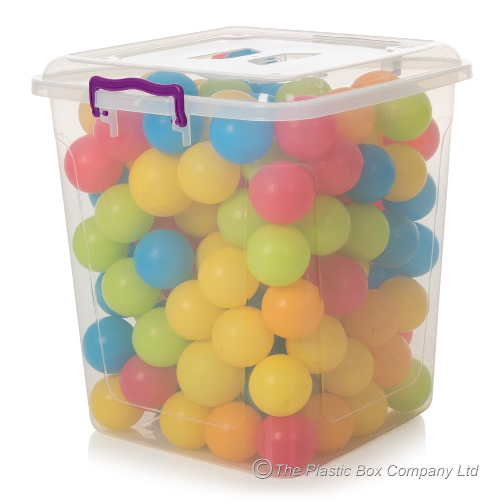 Pack of 3 x 40L Square Plastic Pantry Boxes-Hobby Life-Plastic Box Shop