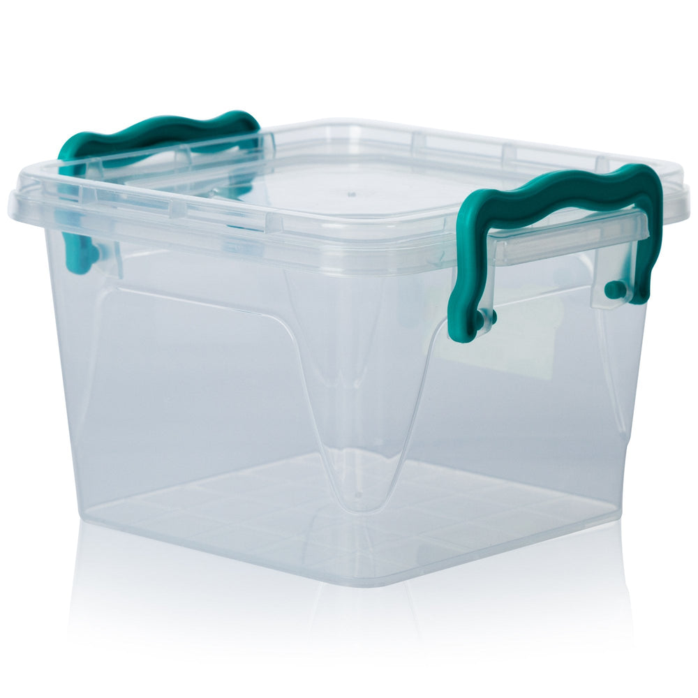 1.2 Litre Clear Square Plastic Storage Box – Hobby Life-Hobby Life-Plastic Box Shop