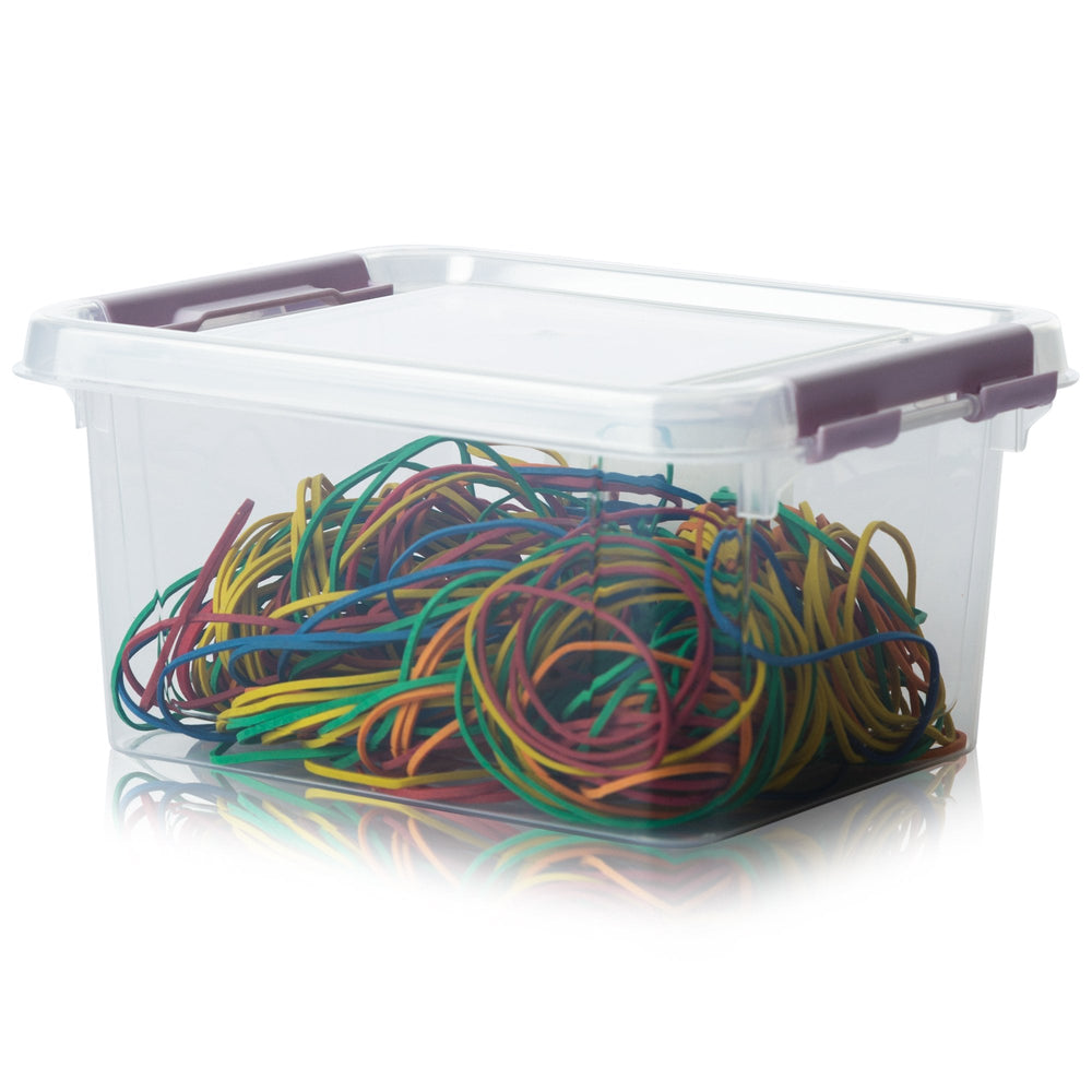 1.5 Litre Clear Flat Plastic Storage Box with Lid – Hobby Life-Hobby Life-Plastic Box Shop