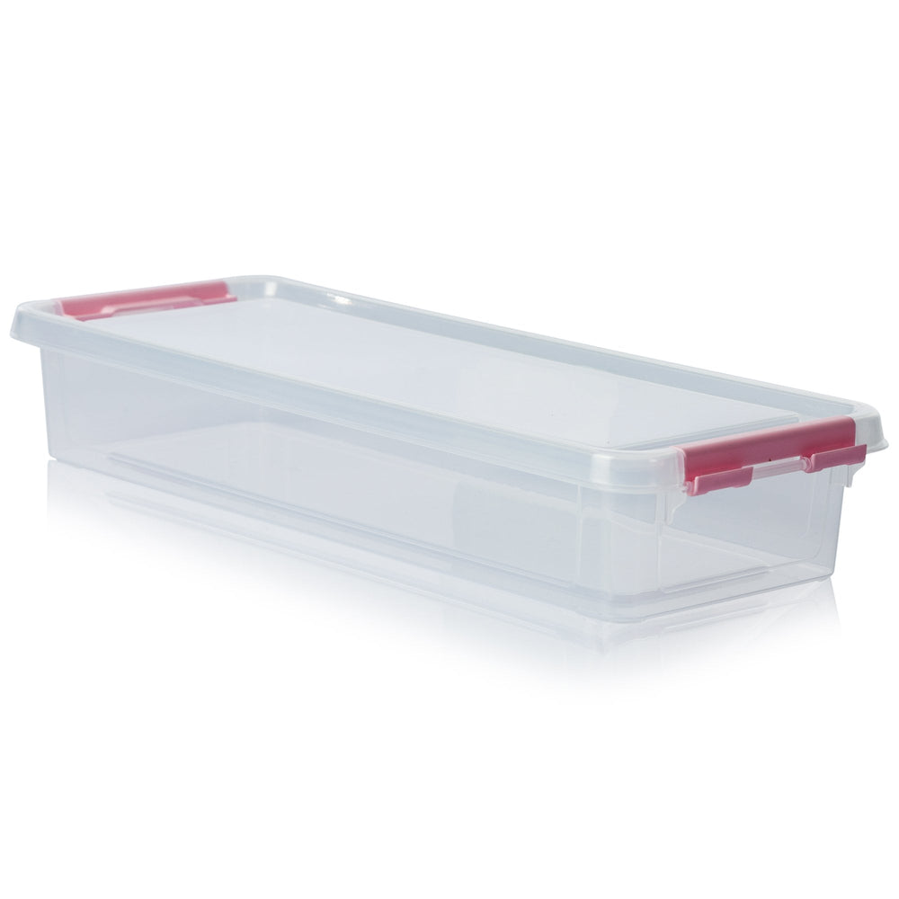 2.5 Litre Clear Flat Plastic Storage Box – Hobby Life-Hobby Life-Plastic Box Shop