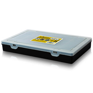29cm Plastic Organiser Box with 13 Compartments and Lid – Wham-Wham-Plastic Box Shop