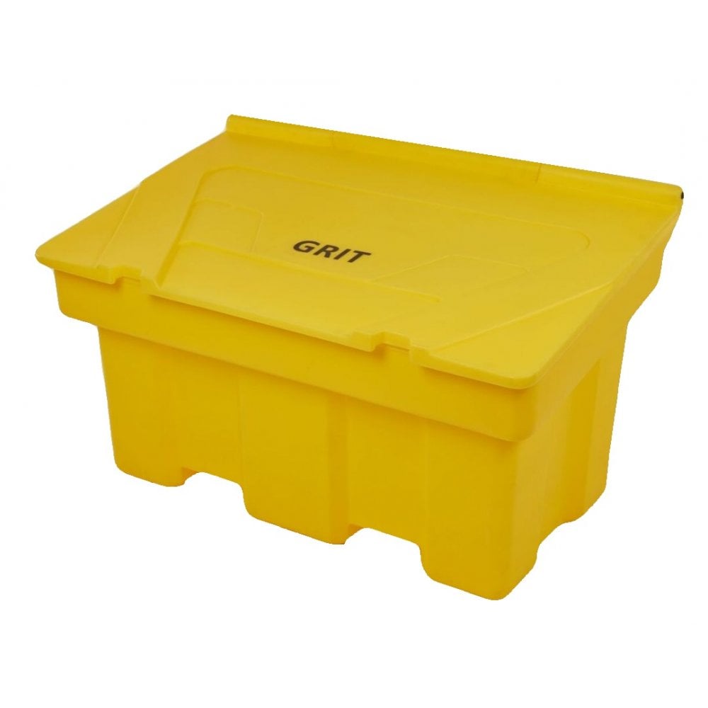 350 Litre Grit Bin - Yellow-EX-Plastic Box Shop