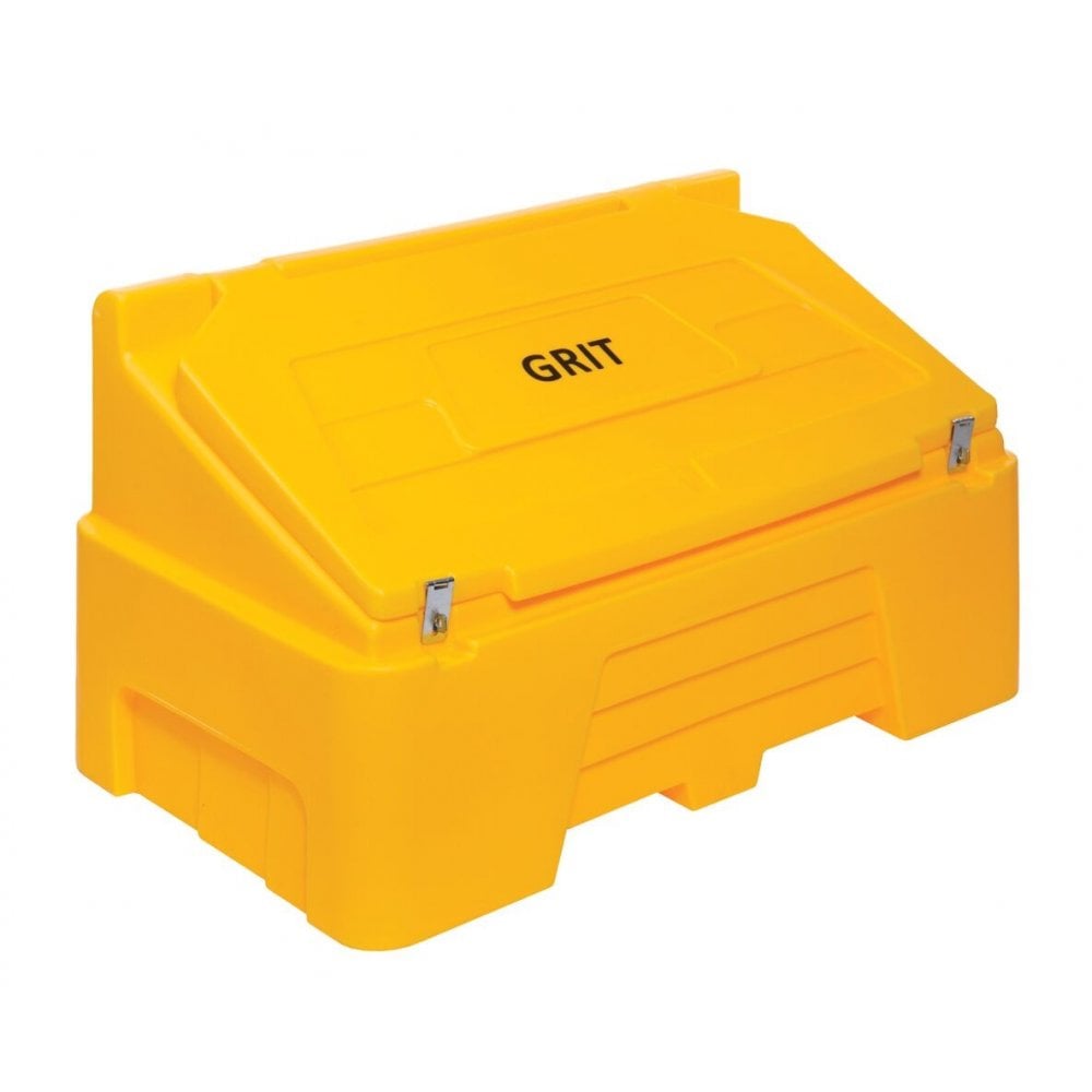 400 Litre Premium Salt Grit Bin - Yellow-EX-Plastic Box Shop