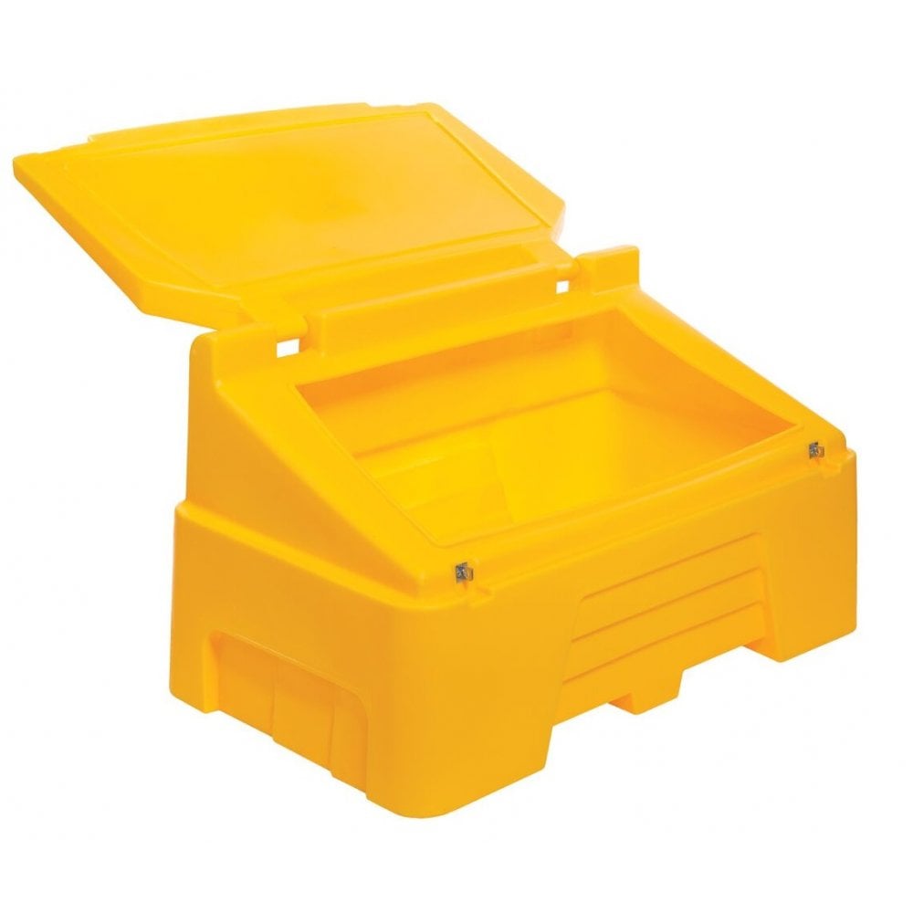400 Litre Premium Salt Grit Bin - Yellow-EX-Plastic Box Shop