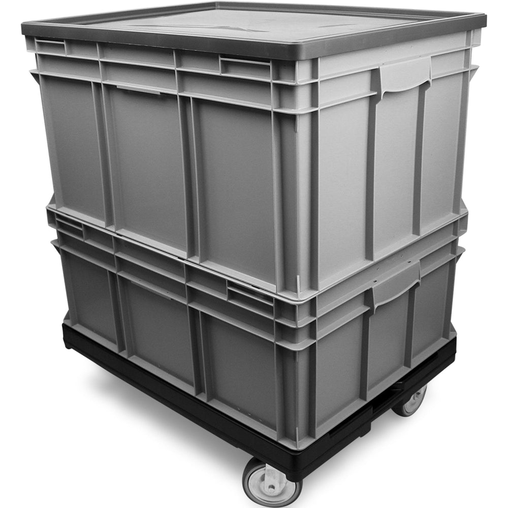 Plastic Dolly with Wheels 800x600mm-George Utz-Plastic Box Shop