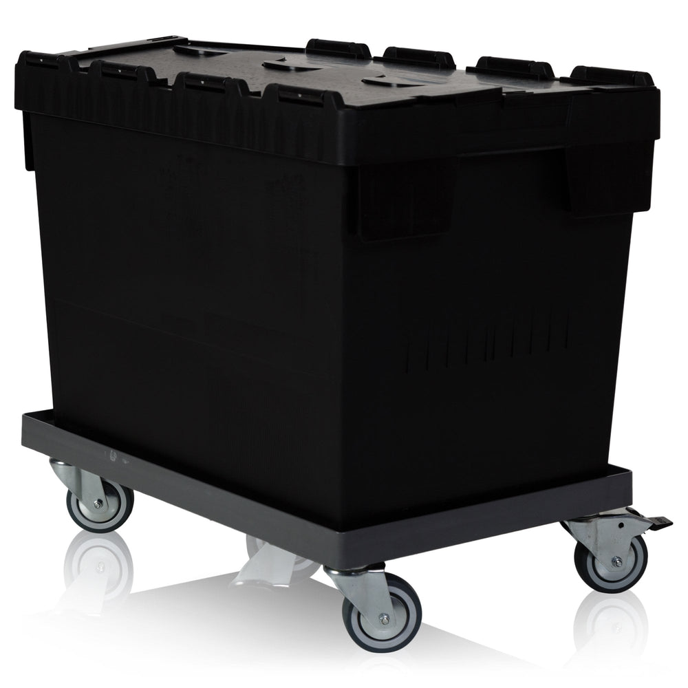 Plastic Dolly with Four Steering Wheels-George Utz-Plastic Box Shop