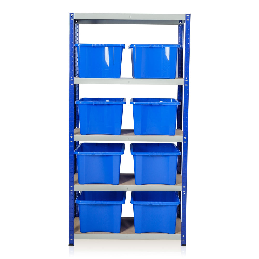 Clicka 265 Shelving with 35L Stack and Store Boxes Combo-Racking-Plastic Box Shop