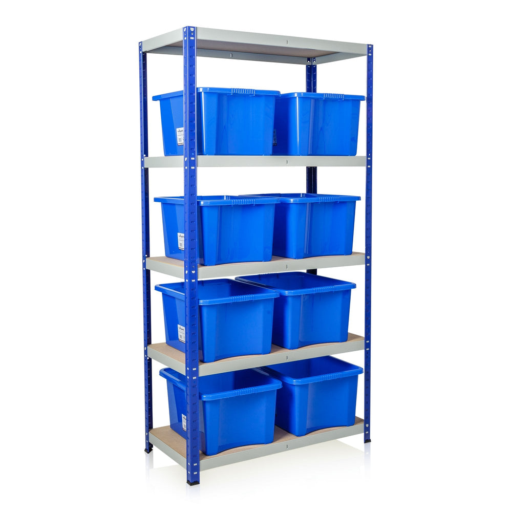 Clicka 265 Shelving with 35L Stack and Store Boxes Combo-Racking-Plastic Box Shop