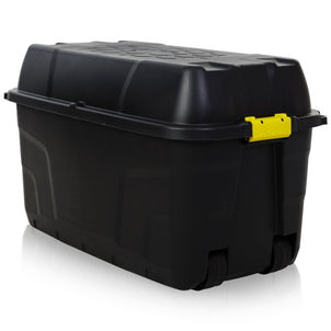 175 Litre Premium Quality Plastic Box with Clip on Lid and Wheels-Strata-Plastic Box Shop
