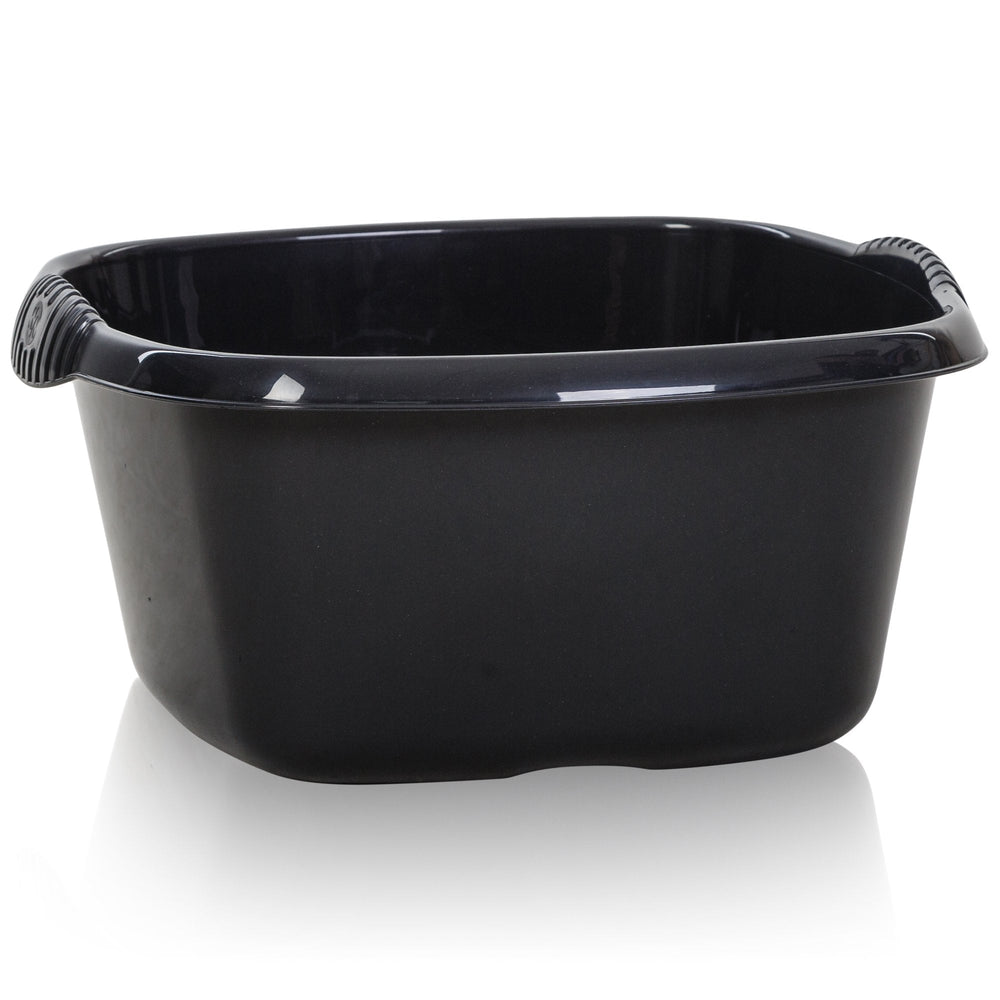 32cm Casa Square Plastic Washing Up Bowl-Wham-Midnight-WM32CSQMID-Plastic Box Shop