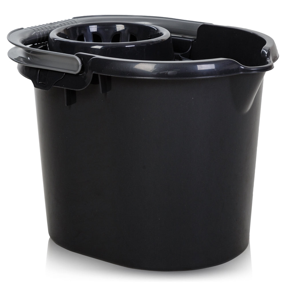 16 Litre Casa Plastic Mop Bucket-Wham-Midnight-WM16CMBMID-Plastic Box Shop
