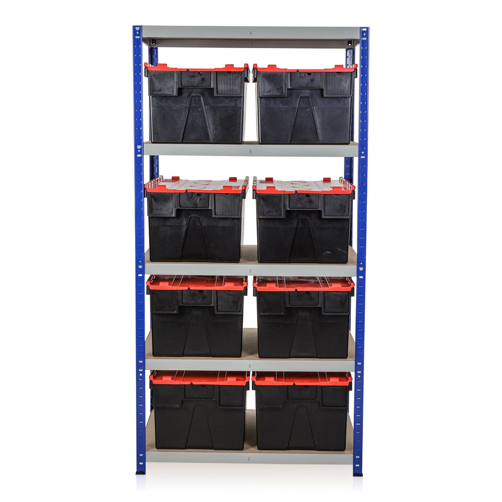 Clicka 265 Racking with 8 x 56L Heavy Duty Boxes-Racking-Plastic Box Shop