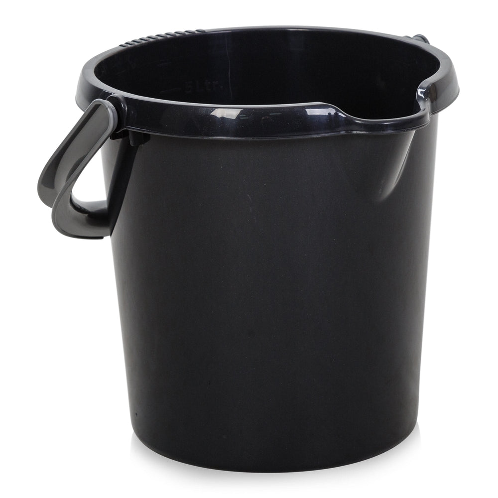 10 Litre Casa Plastic Bucket-Wham-Midnight-WM10CBMID-Plastic Box Shop