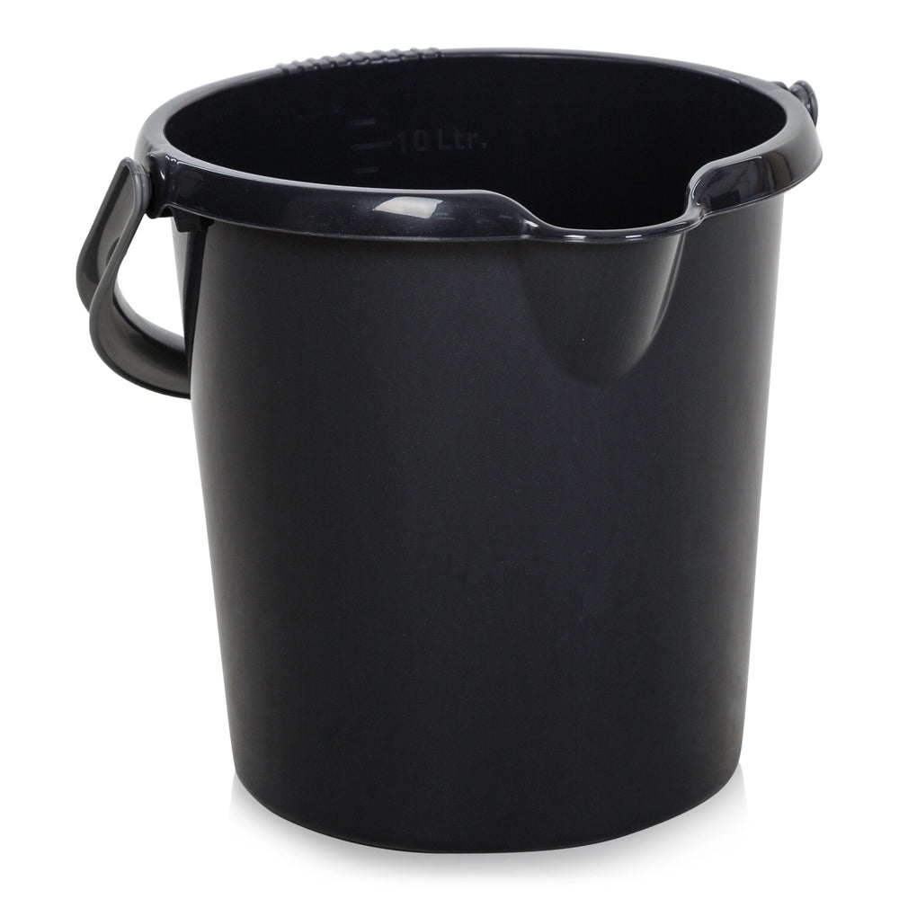 5 Litre Capacity Small Plastic Bucket with Handle-Wham-Midnight-WM5BMID-Plastic Box Shop