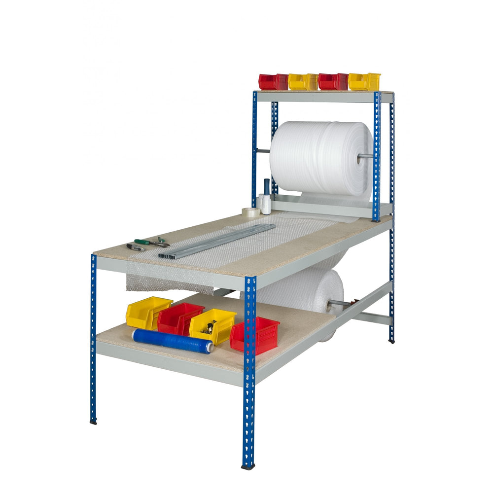 Long Packing Station-Racking-Plastic Box Shop