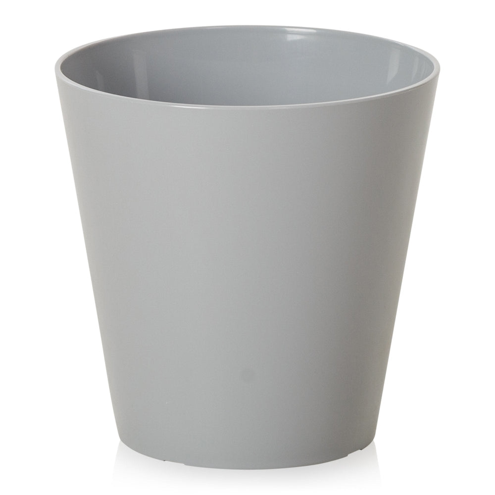 Studio 16cm Round Indoor Plastic Planter-Wham-Cool Grey-WM16RCG-Plastic Box Shop