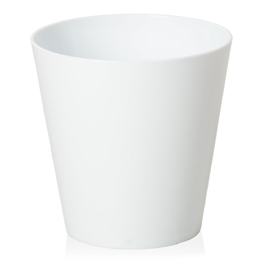 Studio 16cm Round Indoor Plastic Planter-Wham-Ice White-WM16RW-Plastic Box Shop