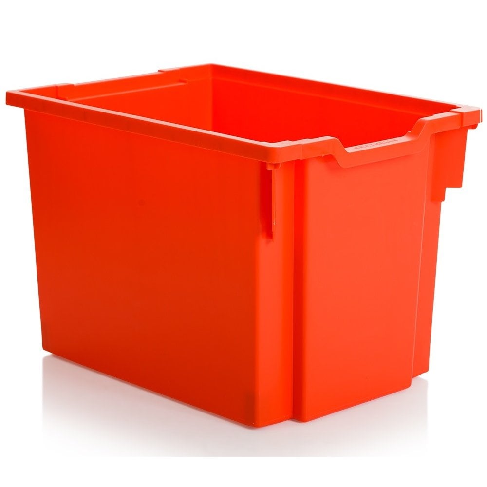 SINGLE - Gratnells Jumbo 30 Litre Storage Tray-Gratnells-Flame Red-GR30P5REDS-Plastic Box Shop