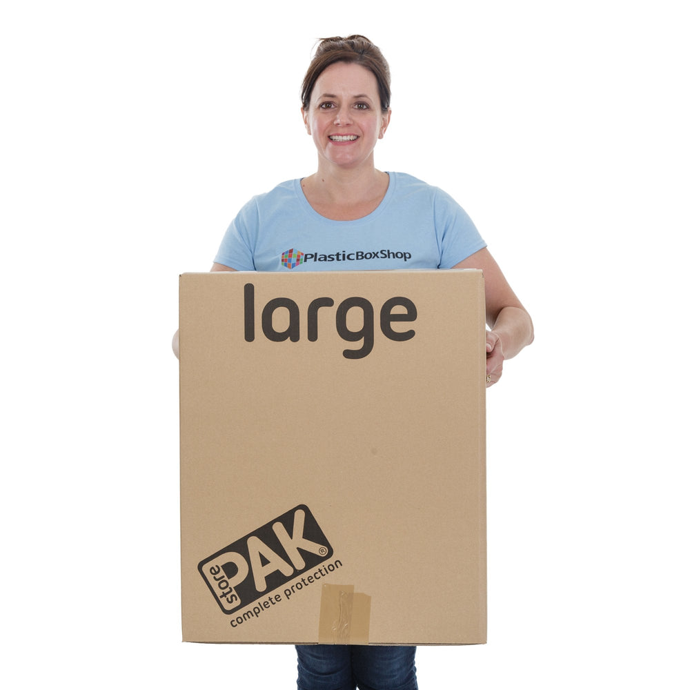Pack of 5 x Large Cardboard Packing Boxes-StorePak-Plastic Box Shop