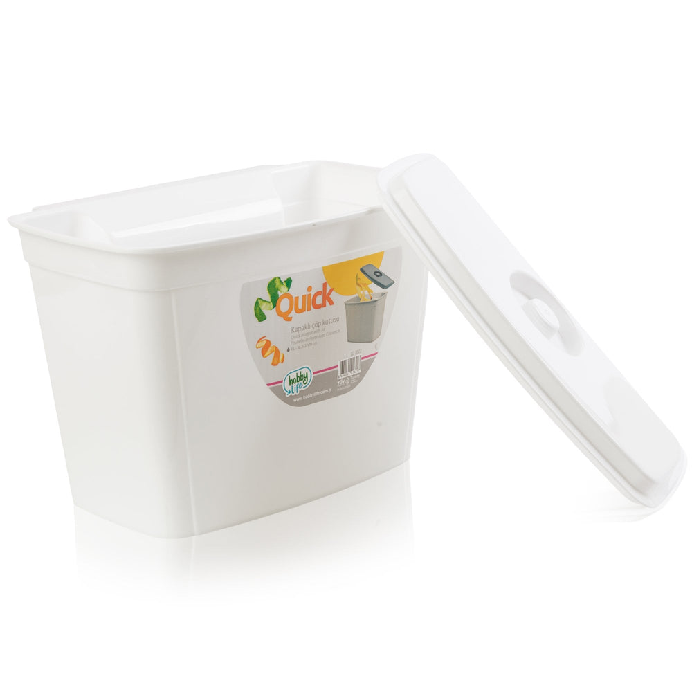 4 Litre Plastic Over-Door Hanging Bin with Lid – Hobby Life-Hobby Life-Plastic Box Shop