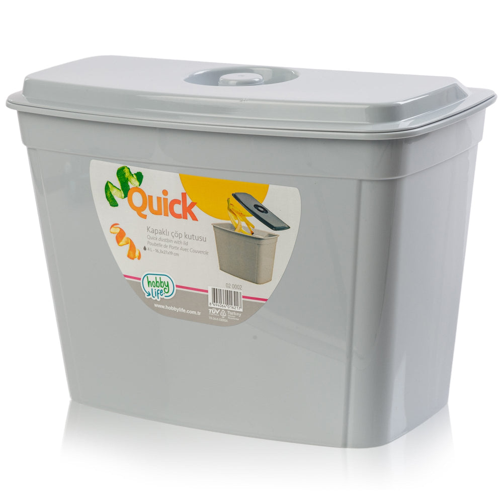 4 Litre Plastic Over-Door Hanging Bin with Lid – Hobby Life-Hobby Life-Plastic Box Shop