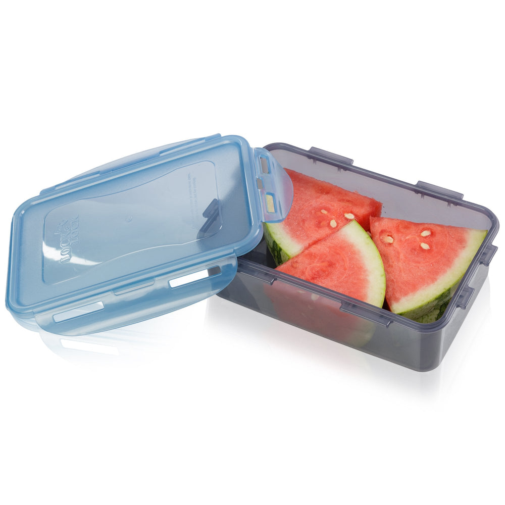 1 Litre Eco Rectangular Food Storage Box (Assorted Colours) – Lock & Lock-Lock & Lock-Plastic Box Shop