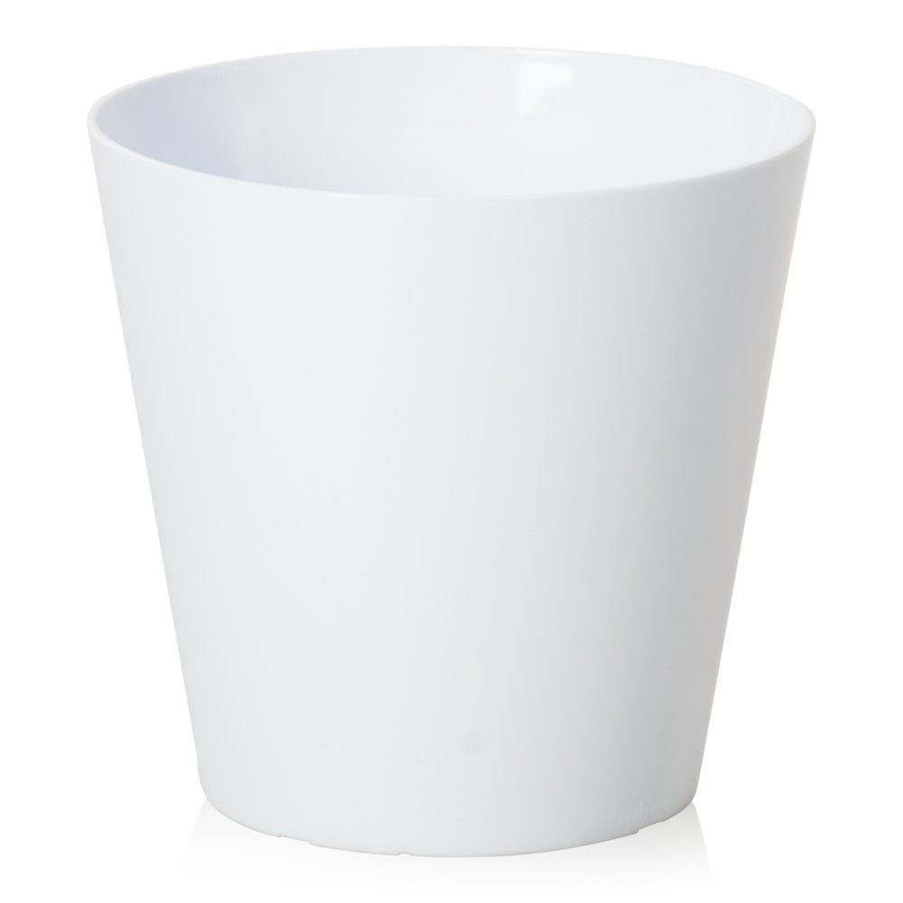 30cm Studio Round Indoor Plastic Planter Cover / Office Waste Bin-Wham-Ice White-WM30RW-Plastic Box Shop