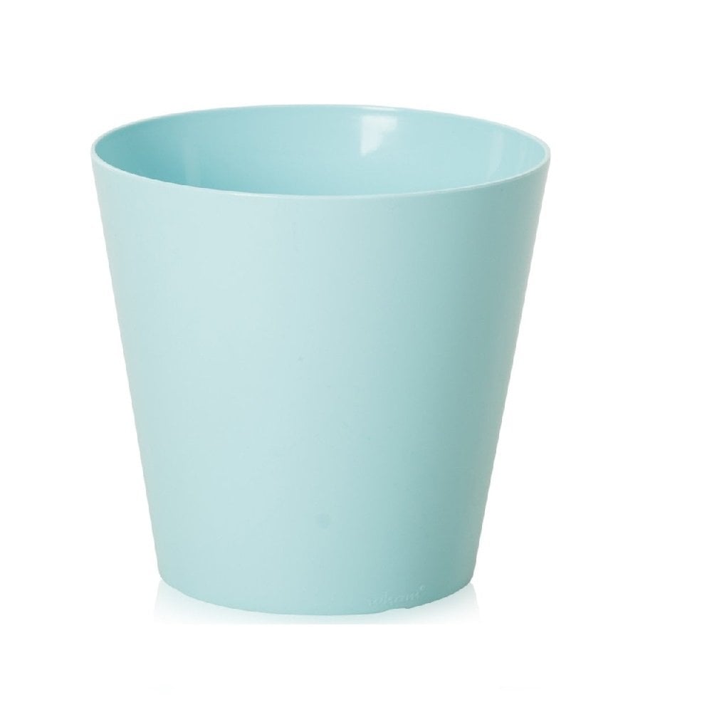 Studio 26cm Round Indoor Plastic Planter Cover-Wham-Duck Egg-WM26RDB-Plastic Box Shop
