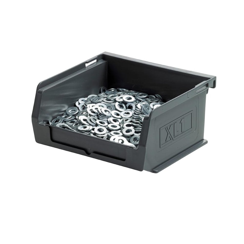 Pack of 20 x XL1 Semi-Open Fronted Small Parts Containers-XL-Plastic Box Shop
