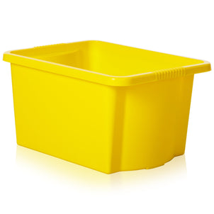 Pack of 5 - 24 Litre Stack and Store Plastic Storage Boxes-Wham-Plastic Box Shop