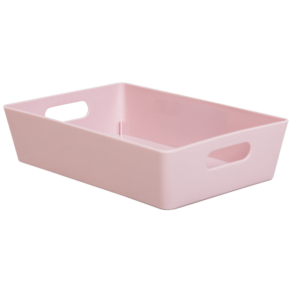 Studio Basket Rectangular 5.01-Wham-Pink-WMSB5.01P-Plastic Box Shop